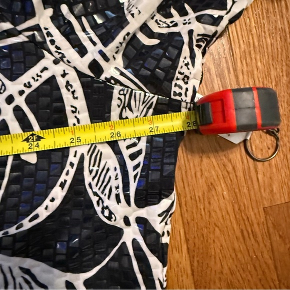 Exclusively Misook Petite Animal Print Shimmer Sheer Sequin Zip Jacket 3XL PLUS - Picture 7 of 8